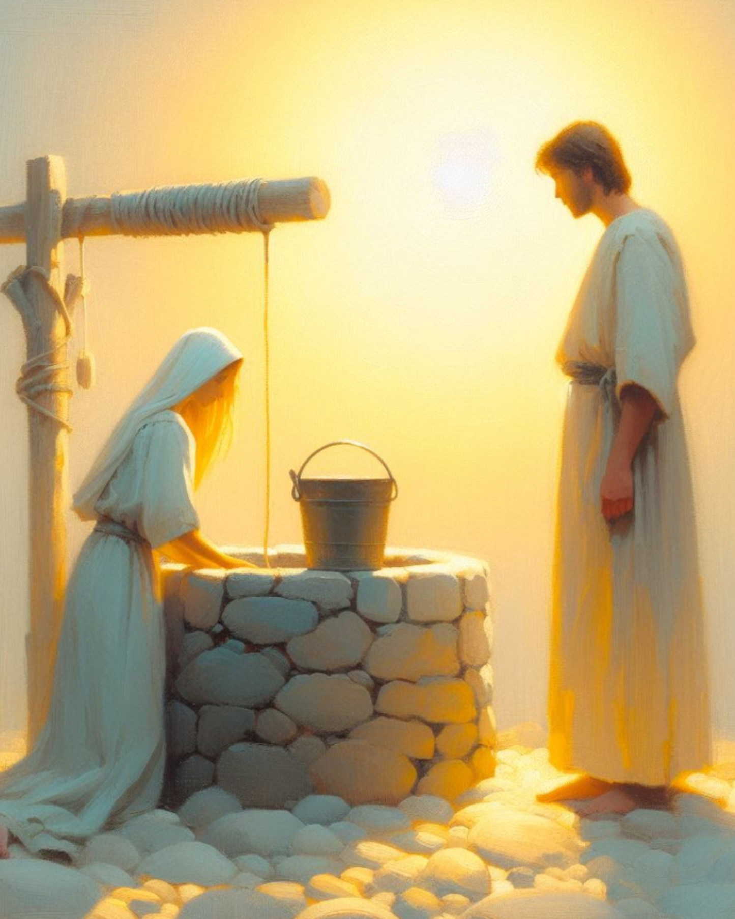 Woman At The Well Print