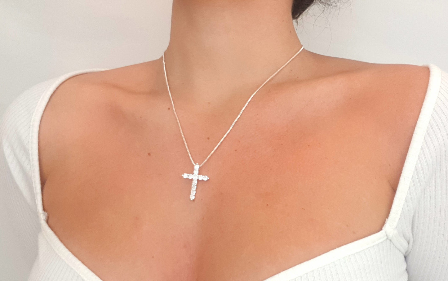 Esther Cross Necklace