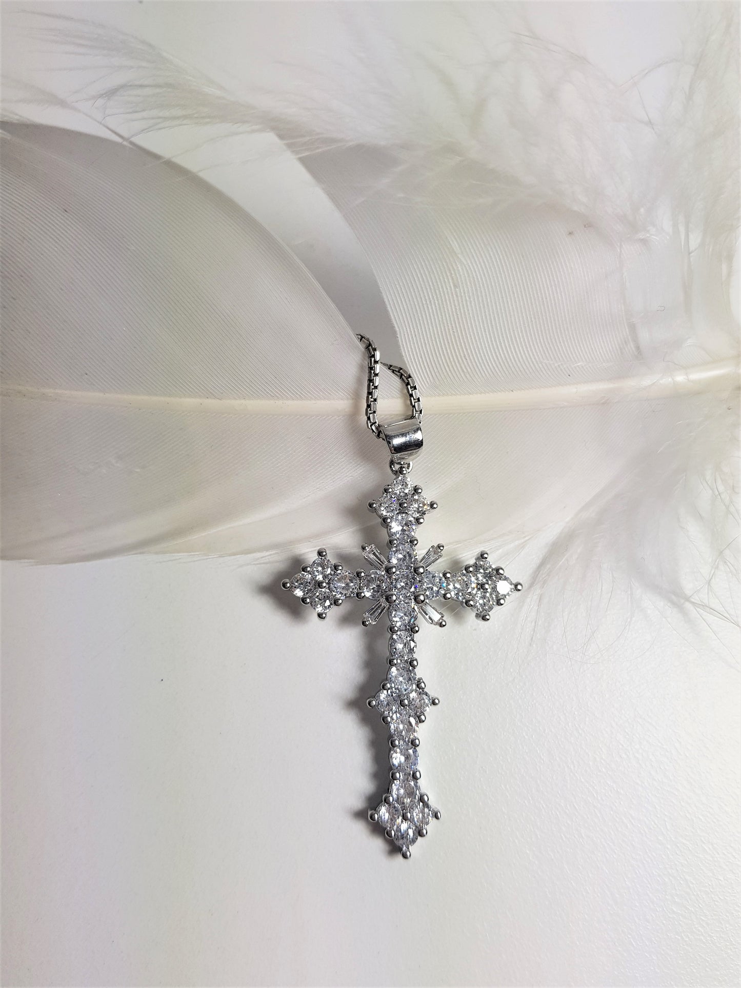 Deborah Cross Necklace