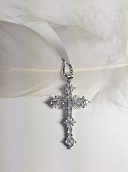 Deborah Cross Necklace