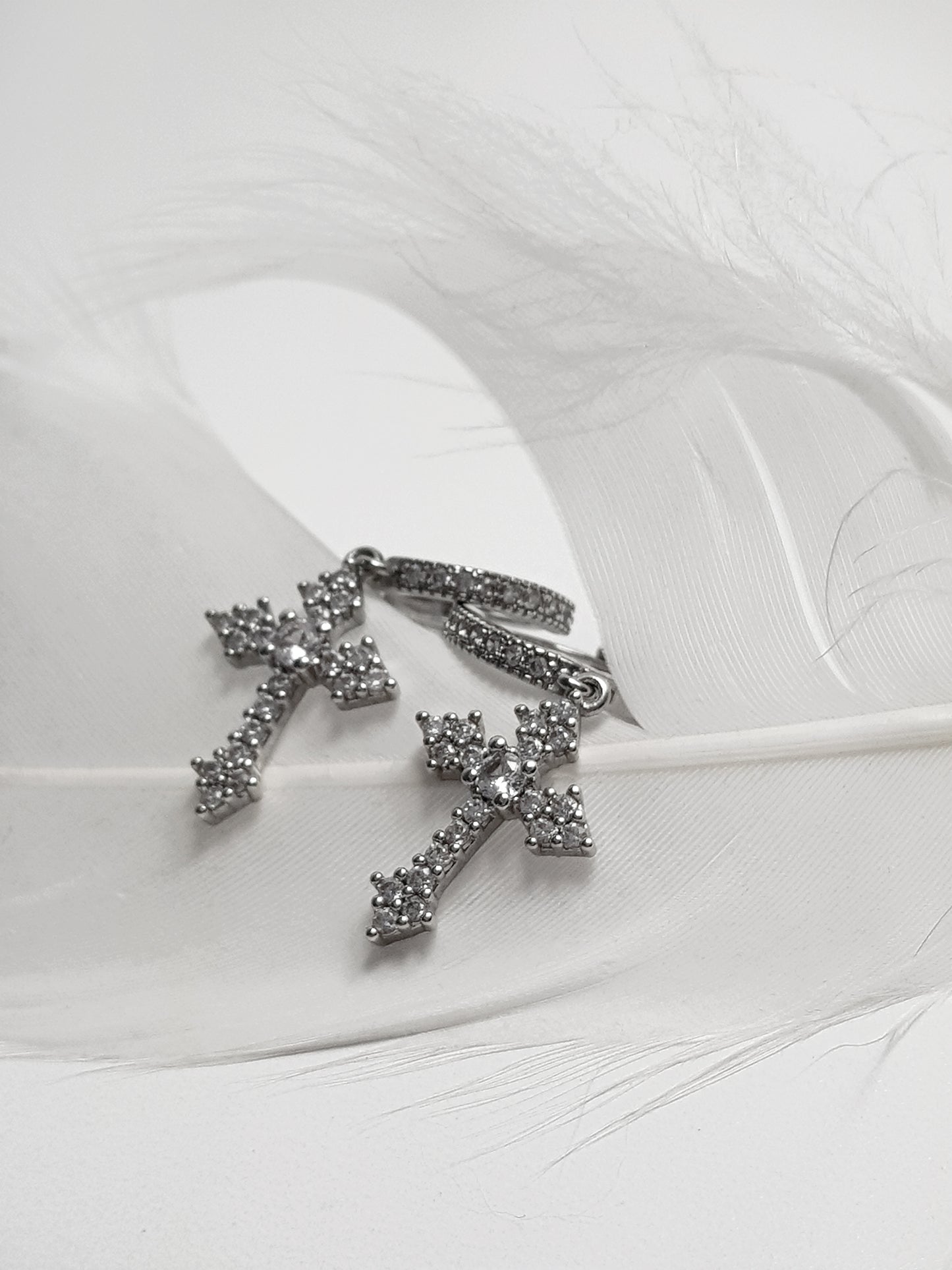Eunice Cross Earrings