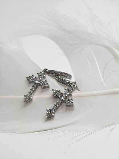 Eunice Cross Earrings